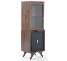 Одностворчатый шкаф витрина для посуды в гостиную Алегро ALEG-12 Одностворчатый шкаф витрина для посуды в гостиную Алегро ALEG-12