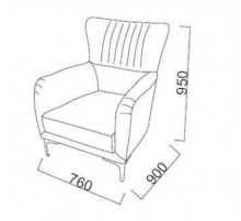Кресло Carlino(Карлино) CARL-04 Кресло Carlino(Карлино) CARL-04