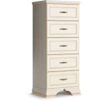 Комод высокий в спальню Сиена (Бодега Белый) Комод высокий в спальню Сиена (Бодега Белый)