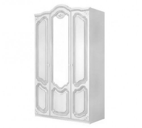 Трехстворчатый шкаф Орхидея СП-002-13 (белый) Трехстворчатый шкаф Орхидея СП-002-13 (белый)