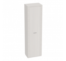 Одностворчатый шкаф с полками для спальни Элана, цвет Бодега белая