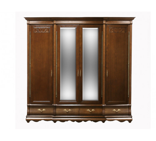 Шкаф для одежды Оскар ММ-216-01/04 (орех) Шкаф для одежды Оскар ММ-216-01/04 (орех)