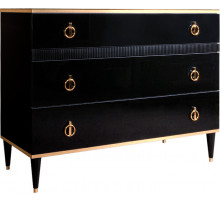 Комод для белья с планкой Rimini Solo РМКМ-3 (s) (черный) Комод для белья с планкой Rimini Solo РМКМ-3 (s) (черный)